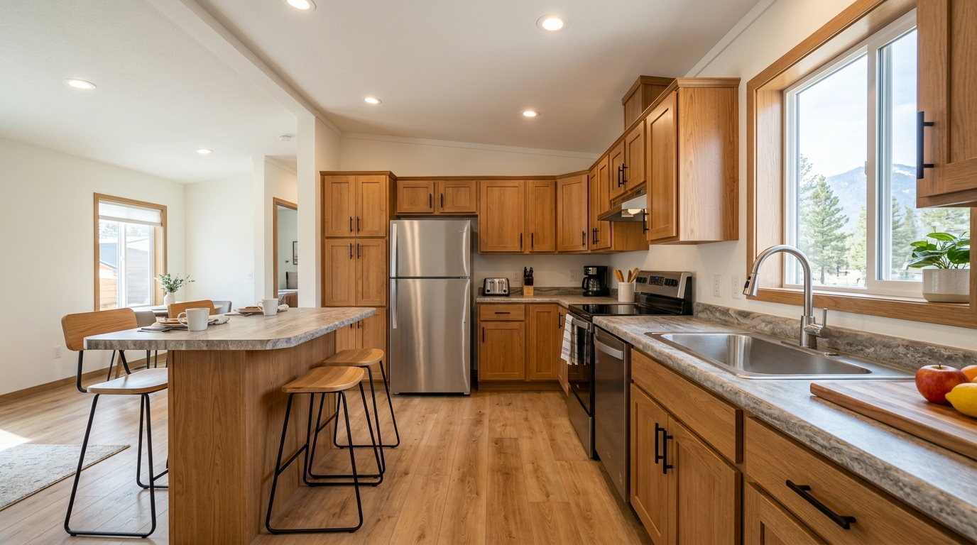 Galley Kitchen & Dining