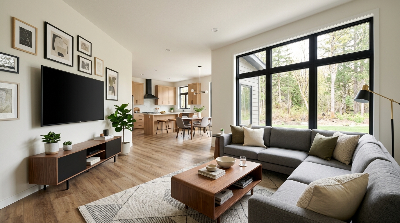 Spacious Living Room